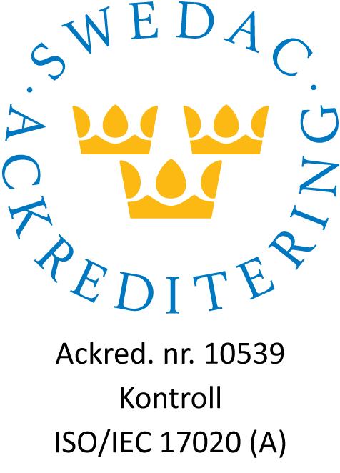 Ackrediteringssymbol för Swedac